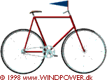 Bicycle side cartoon