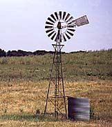 Water pumping wind turbine